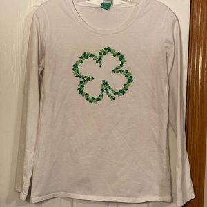 Shamrock long sleeve T-shirt